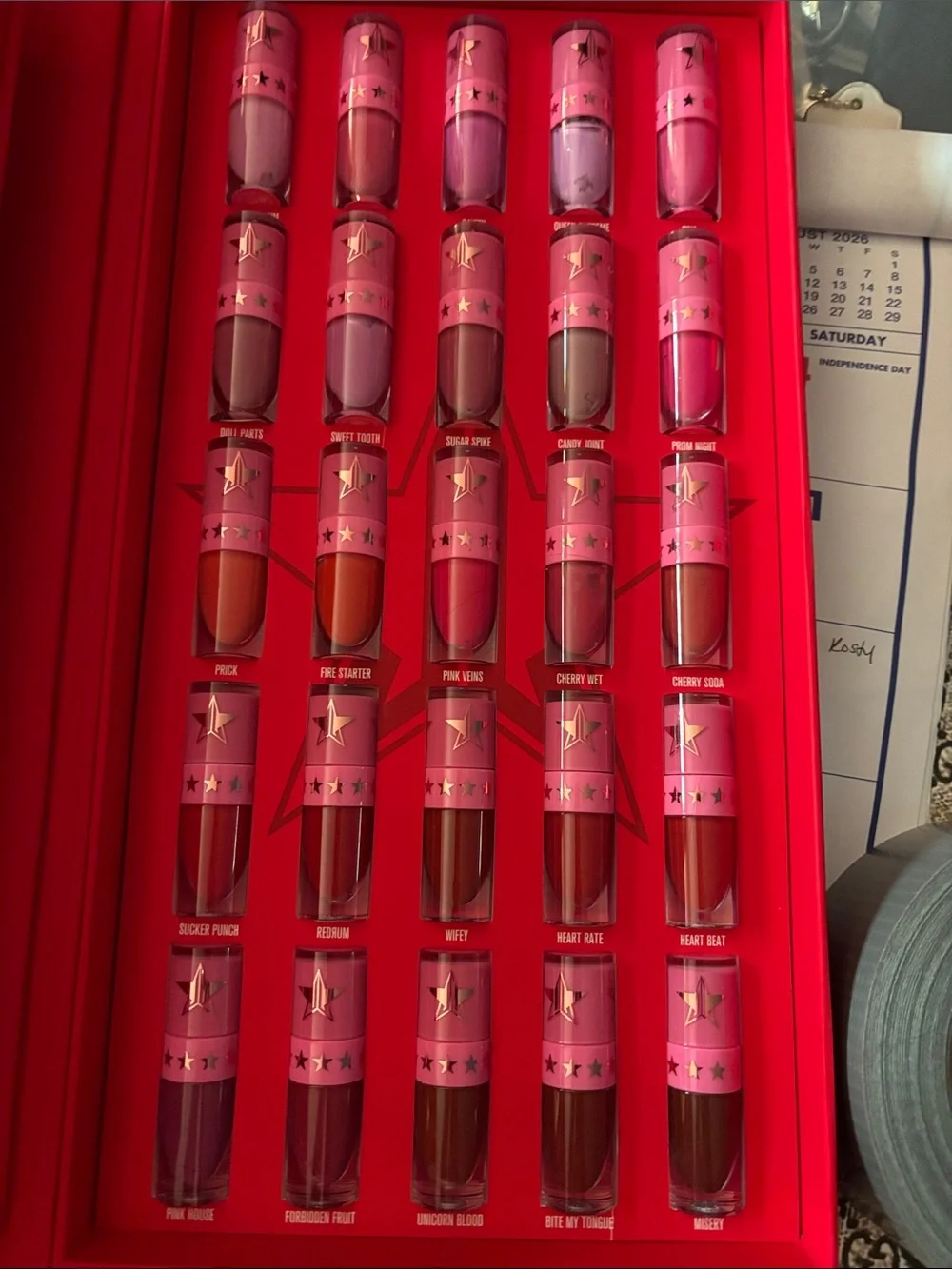 Jeffree Star  Blood Sugar Liquid Lipstick Vault limited edition 2 vaults sets